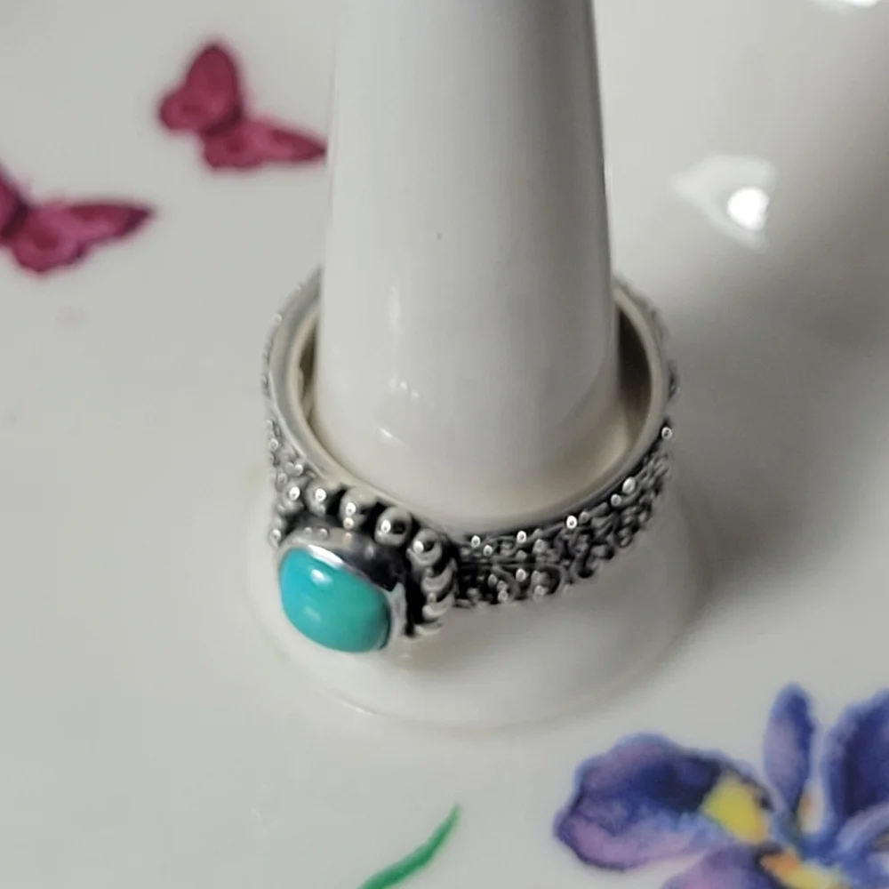 925-SILVER   VINTAGE RING SIZE 6 - Picture 15 of 16